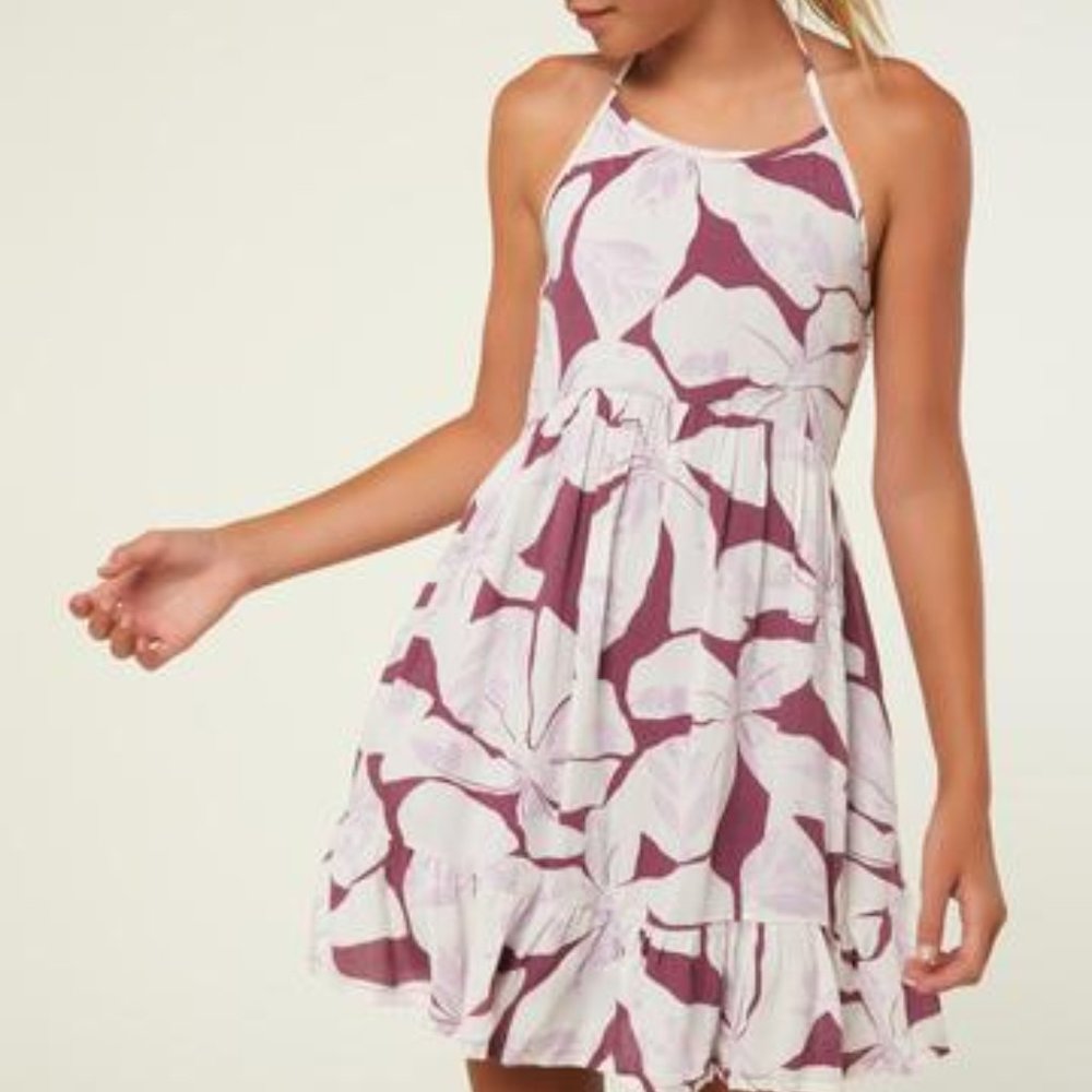 O'Neill Girls Ryann Halter Dress - Size XS